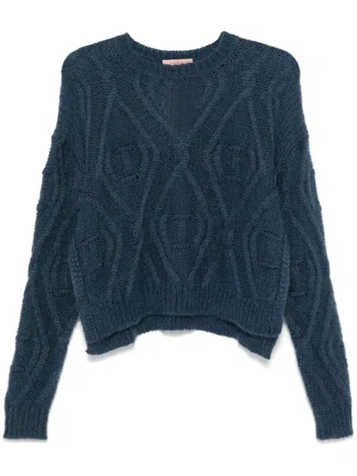 Twinset Sweaters In Blue
