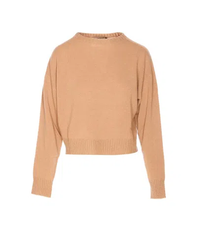 Twinset Sweaters In Brown