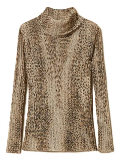 Twinset Sweaters In Brown
