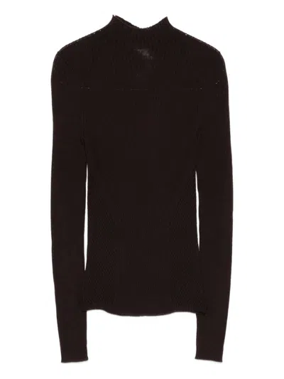 Twinset Sweaters In Brown