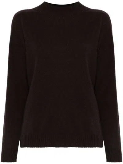 Twinset Sweaters In Coffee/chocolate