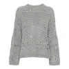 Twinset Sequin Jumper In Grey