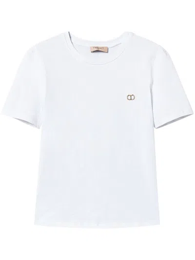 Twinset Sweaters Light And Natural In White