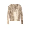 Twinset Leopard Sweater In Multi