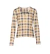Twinset Sweaters Brown In Multi