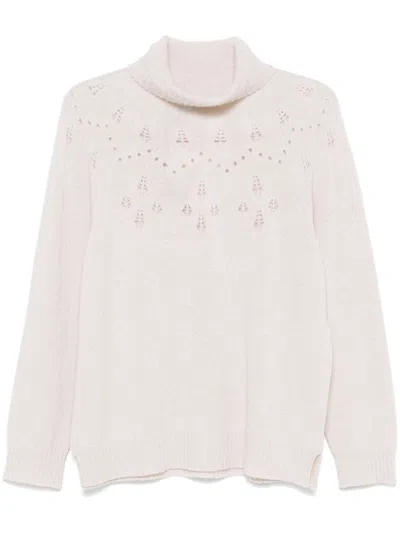 TWINSET SWEATERS NEVE/ORO