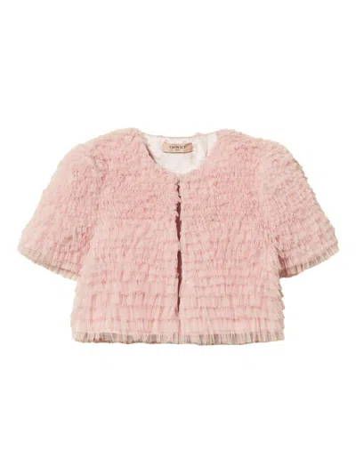 Twinset Babies'  Sweaters In Pink