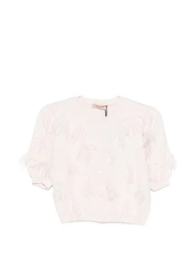 Twinset Sweaters Sabbia Rosa In Neutral