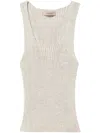 Twinset Knitted Top In White