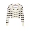 Twinset Twin-set V-neck Sweater With Floral-lace Embellishment In White