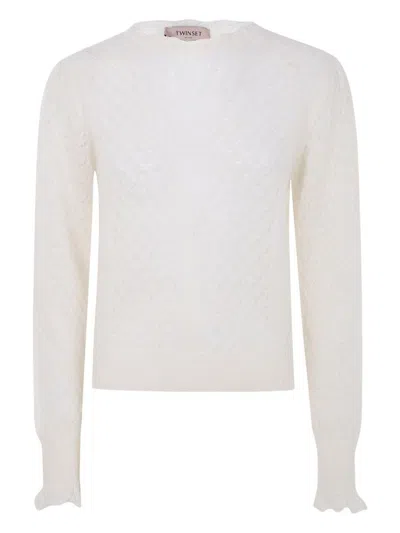 Twinset Sweaters In White