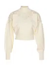 Twinset Knit Sweaters With Varied Textures And Designs In Gold