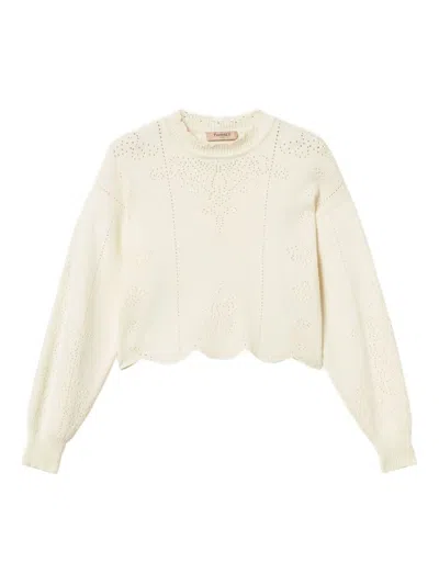 Twinset Sweaters In White