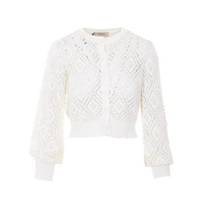 Twinset Sweaters In White