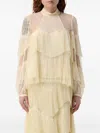 Twinset Twin-set Vanilla Pl Clothing Sweaters In Yellow