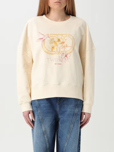 Twinset Sweatshirt  Woman Color Pearl