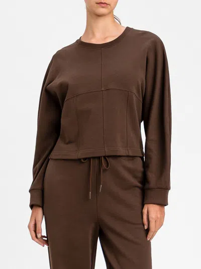 Twinset Sweatshirt Woman Color Brown