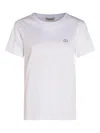 Twinset Cotton T-shirt In White With Logo