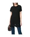 Twinset T-shirt Dress In Black