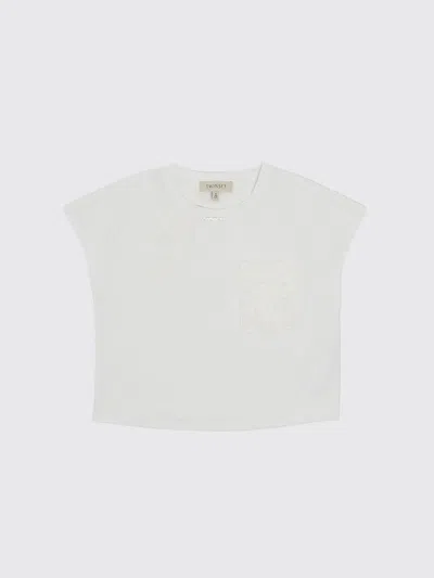 Twinset T-shirt Kids  In White