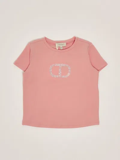 Twinset Kids' T-shirt T-shirt In Pink