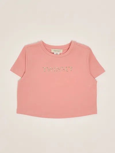 Twinset Kids' T-shirt T-shirt In Pink