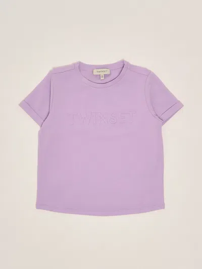 Twinset Kids' T-shirt T-shirt In Purple