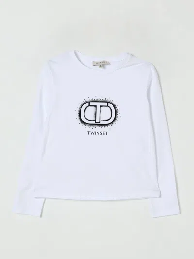 Twinset T-shirt  Kids Color Beige In White