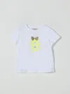 Twinset Kids' Crystal-embellished T-shirt In White