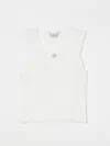 Twinset Ribbed Tank Top In White