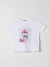 TWINSET T-SHIRT TWINSET KIDS COLOR WHITE,409474001