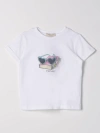 TWINSET T-SHIRT TWINSET KIDS COLOR WHITE,409475001