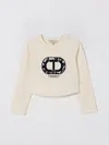 Twinset T-shirt  Kids Color Yellow Cream In Neutral