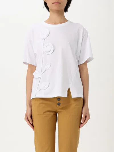 TWINSET T-SHIRT TWINSET WOMAN COLOR WHITE,G57623001