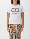 TWINSET T-SHIRT TWINSET WOMAN COLOR WHITE,G07773001