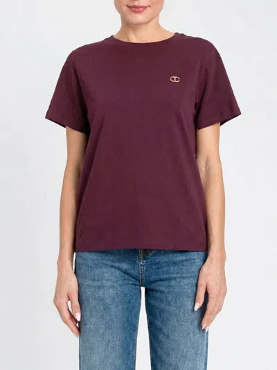 Twinset T-shirt  Woman Color Wine In Burgundy