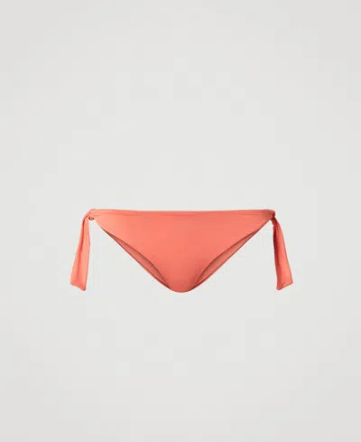 Twinset Tanga De Bain Avec Nauds In Orange