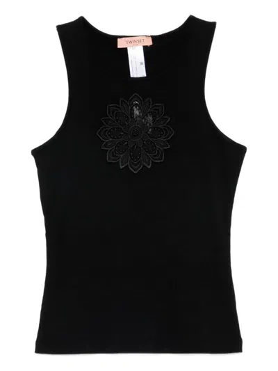 Twinset Tank Top In Black