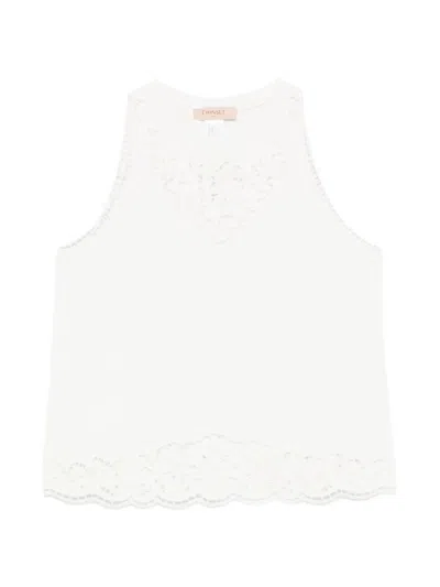 Twinset Tank Top In White