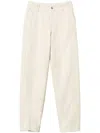Shop Twinset Tapered Jeans In Neutrals