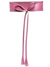 Twinset Sash Belt In Pink