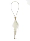 Twinset Tassel Necklace In Gold