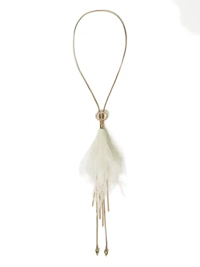 Twinset Tassel Necklace In Gold