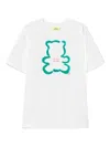 Twinset Teddy-print Cotton T-shirt In White