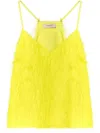 Twinset Thread-detail Top In Yellow & Orange