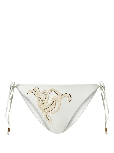 Twinset Tie-fastening Bikini Bottom In White