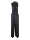 Twinset One-piece Jumpsuit Without Sleeves In Black