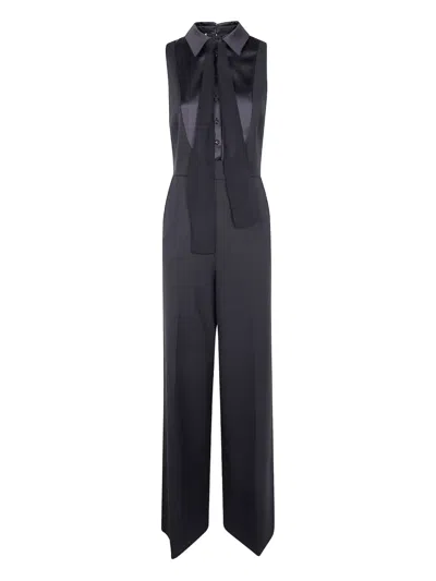 TWINSET TIE NECK JUMPSUIT
