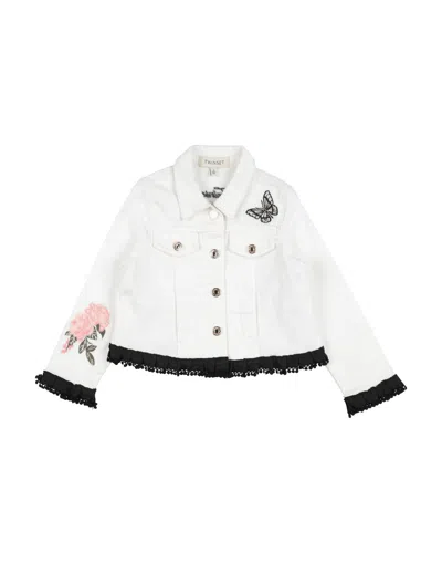 Twinset Babies' Denim Outerwear In White