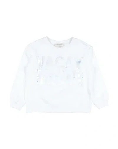 Twinset Babies'  Toddler Girl Sweatshirt White Size 6 Cotton, Elastane